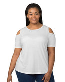 Boxercraft - Women's Plus Size Cold Shoulder T-Shirt - PT32