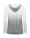 Badger - Women's Ombre Long Sleeve Hooded T-Shirt - 4208