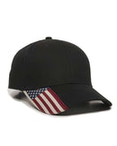 Outdoor Cap - American Flag Cap - USA300