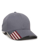 Outdoor Cap - American Flag Cap - USA300