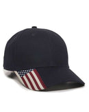 Outdoor Cap - American Flag Cap - USA300