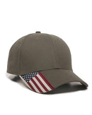 Outdoor Cap - American Flag Cap - USA300