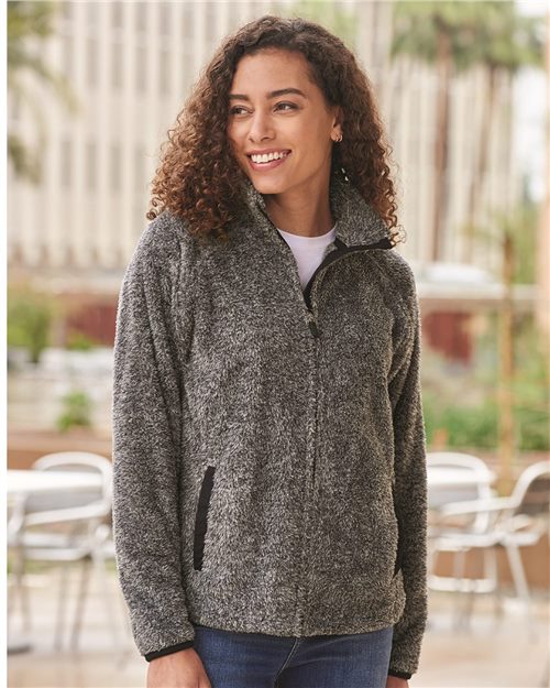 J. America - Women's Boundary Shag Frosty Sherpa Full-Zip - 8463