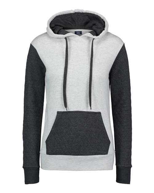 MV Sport - Women's Cloud Fleece Quilted Hooded Sweatshirt - W19145