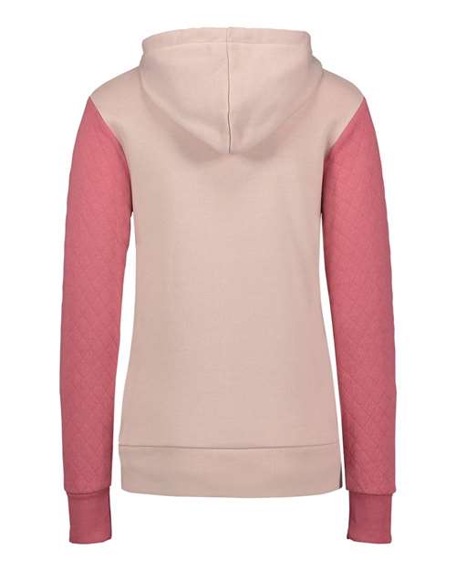 MV Sport - Women's Cloud Fleece Quilted Hooded Sweatshirt - W19145