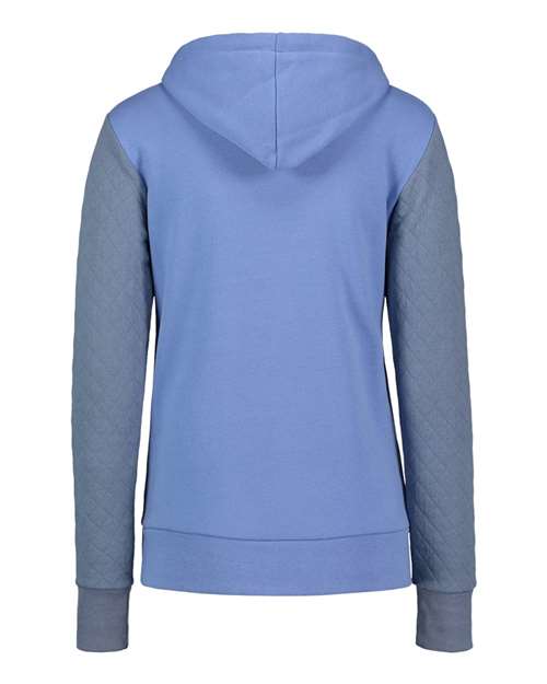 MV Sport - Women's Cloud Fleece Quilted Hooded Sweatshirt - W19145