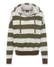 MV Sport - Women's Striped Fleece Boxy Hooded Sweatshirt - W21721