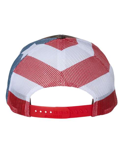 Richardson - Printed Mesh-Back Trucker Cap - 112PM