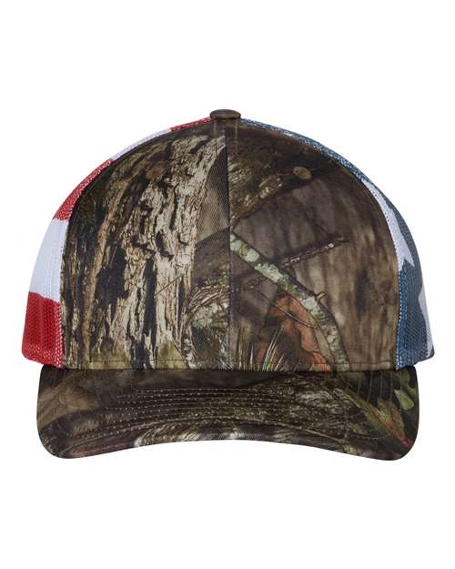 Richardson - Printed Mesh-Back Trucker Cap - 112PM