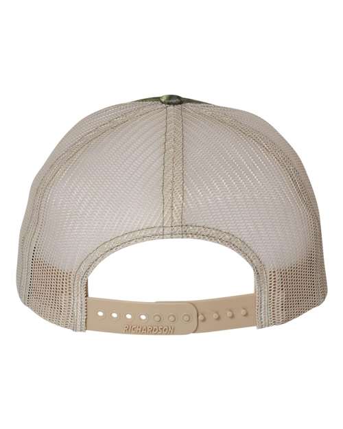 Richardson - Patterned Snapback Trucker Cap - 112P