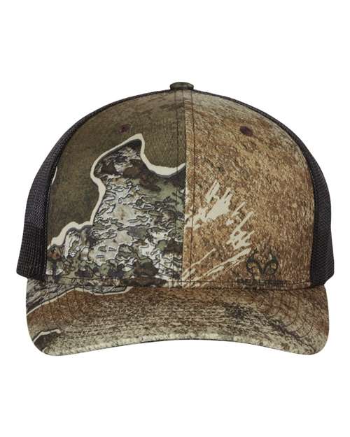 Richardson - Patterned Snapback Trucker Cap - 112P