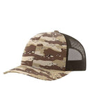 Richardson - Patterned Snapback Trucker Cap - 112P