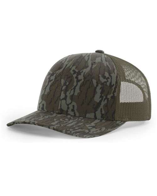 Richardson - Patterned Snapback Trucker Cap - 112P