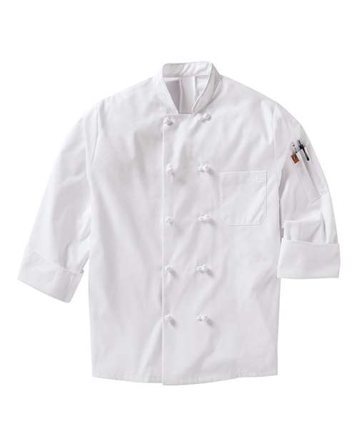 Chef Designs - Mimix™ Ten Knot Button Chef Coat with OilBlok - 044X