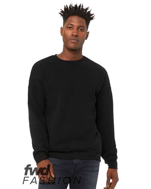 BELLA + CANVAS - FWD Fashion Crewneck Sweatshirt with Side Zippers - 3946