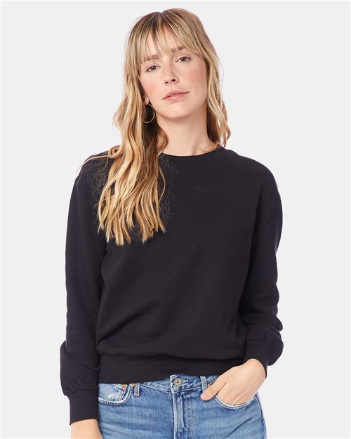 Alternative - Women's Washed Terry Throwback Pullover - 9903CT