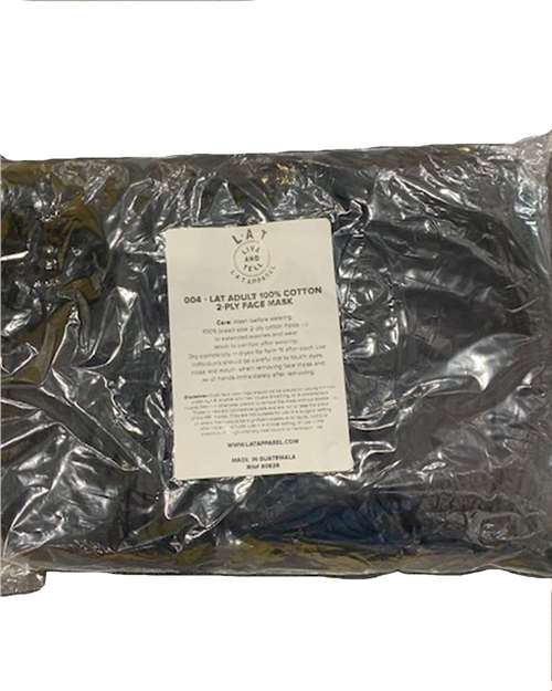 LAT - 100% Cotton 2-Ply Face Mask - 004
