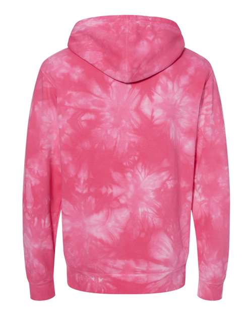 Independent Trading Co. - Unisex Midweight Tie-Dyed Hooded Sweatshirt - PRM4500TD