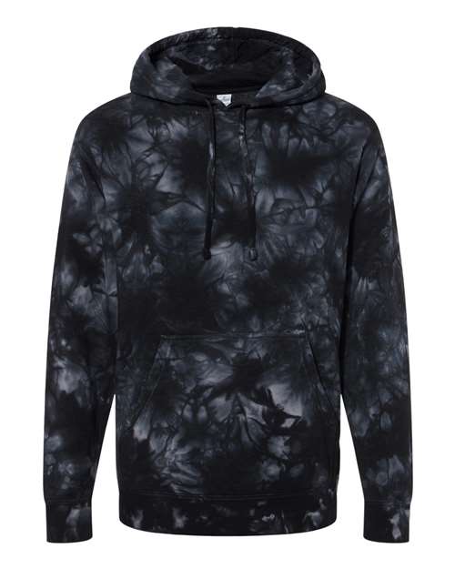 Independent Trading Co. - Unisex Midweight Tie-Dyed Hooded Sweatshirt - PRM4500TD