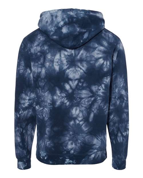 Independent Trading Co. - Unisex Midweight Tie-Dyed Hooded Sweatshirt - PRM4500TD