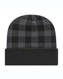 CAP AMERICA - USA-Made Plaid Beanie - RKP12