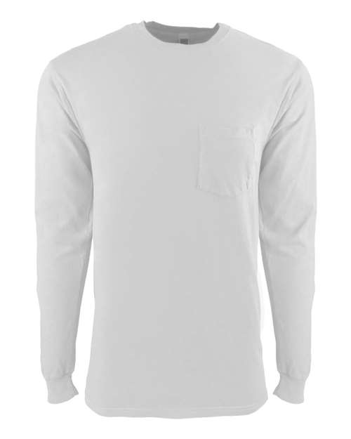 Next Level - Power Long Sleeve Pocket Crew - 7451S