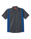 Dickies - Industrial Colorblocked Short Sleeve Shirt - Long Sizes - LS524L
