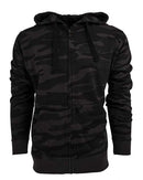 Burnside - Camo Full-Zip Hooded Sweatshirt - 8615