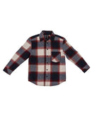 Burnside - Youth Open Pocket Long Sleeve Flannel Shirt - 4212