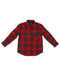 Burnside - Youth Open Pocket Long Sleeve Flannel Shirt - 4212