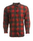 Burnside - Women's No Pocket Yarn-Dyed Long Sleeve Flannel Shirt - 5212