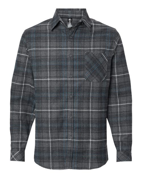 Burnside - Open Pocket Long Sleeve Flannel Shirt - 8212