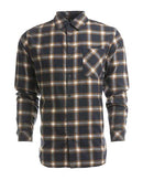 Burnside - Open Pocket Long Sleeve Flannel Shirt - 8212