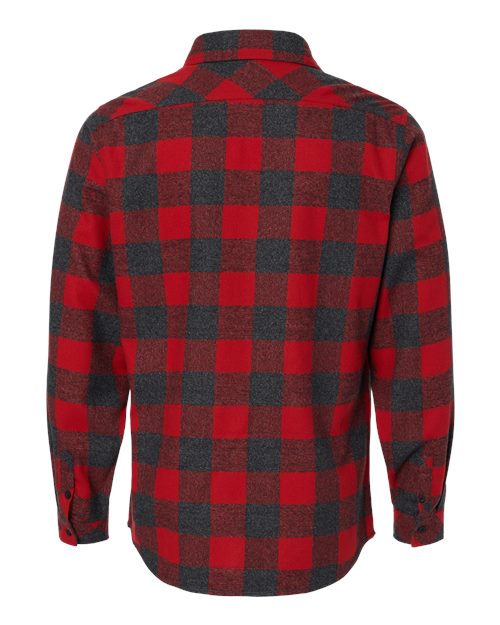 Burnside - Open Pocket Long Sleeve Flannel Shirt - 8212