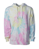 Independent Trading Co. - Unisex Midweight Tie-Dyed Hooded Sweatshirt - PRM4500TD