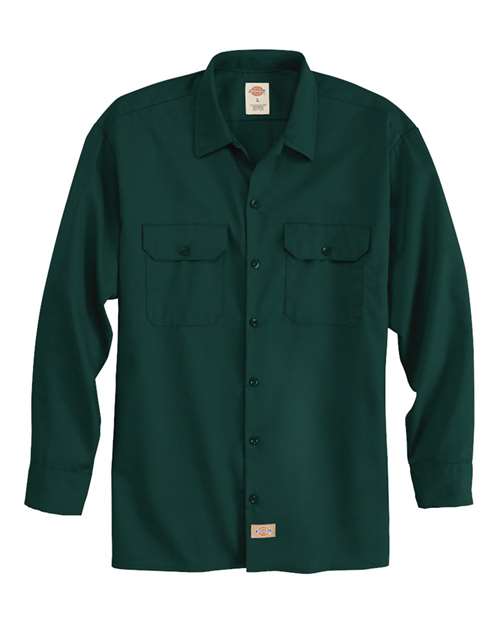 Dickies - Long Sleeve Work Shirt - Long Sizes - 5574L