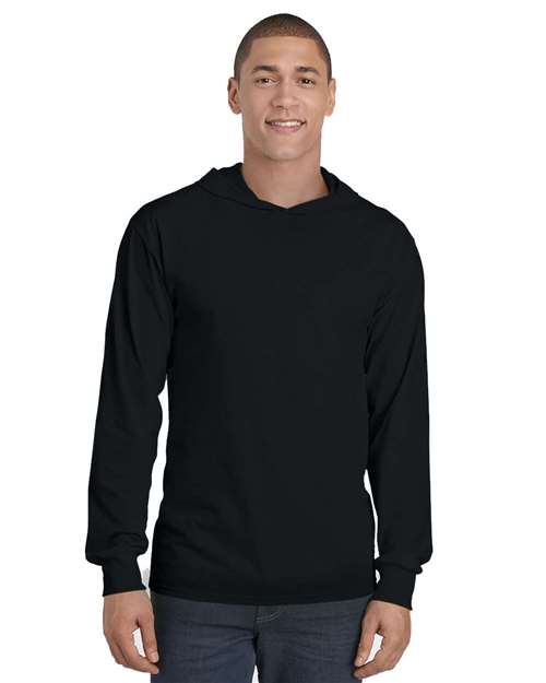 Fruit of the Loom - HD Cotton™ Jersey Hooded T-Shirt - 4930LSH