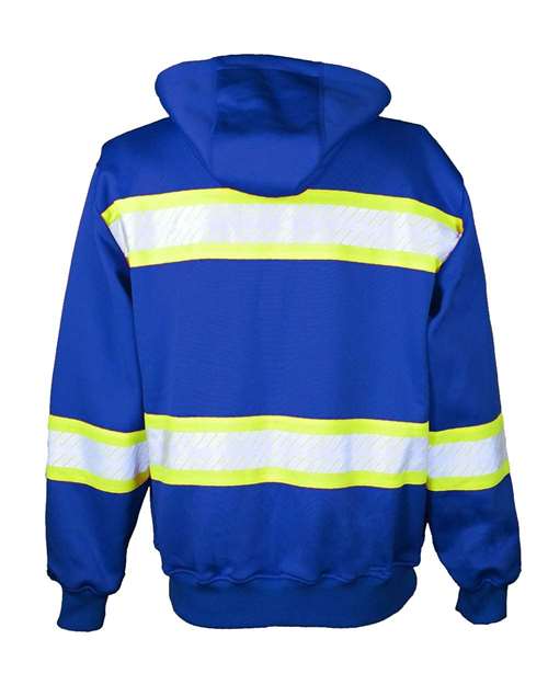 Kishigo - EV Series® Enhanced Visibility Full-Zip Hooded Sweatshirt - B310-313