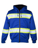 Kishigo - EV Series® Enhanced Visibility Full-Zip Hooded Sweatshirt - B310-313