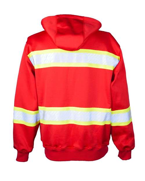 Kishigo - EV Series® Enhanced Visibility Full-Zip Hooded Sweatshirt - B310-313