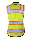 Kishigo - Premium Black Series® Women's Heavy Duty Surveyors Vest - S5021-5022