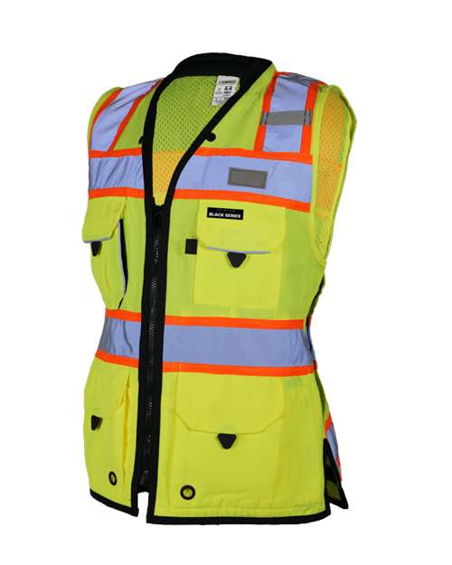 Kishigo - Premium Black Series® Women's Heavy Duty Surveyors Vest - S5021-5022