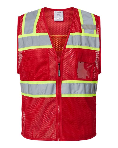 Kishigo - EV Series® Enhanced Visibility 3 Pocket Mesh Vest - B150-156