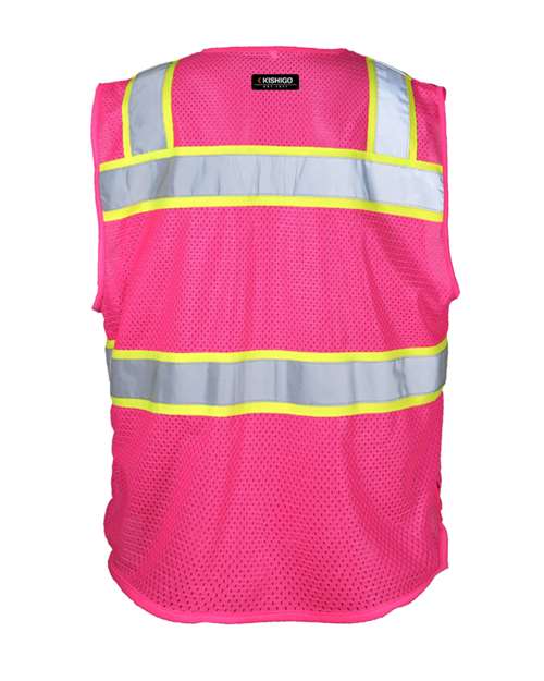 Kishigo - EV Series® Enhanced Visibility 3 Pocket Mesh Vest - B150-156