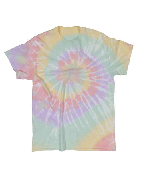 Dyenomite - Multi-Color Spiral Tie-Dyed T-Shirt - 200MS