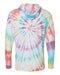 Dyenomite - Tie-Dyed Hooded Pullover T-Shirt - 430VR