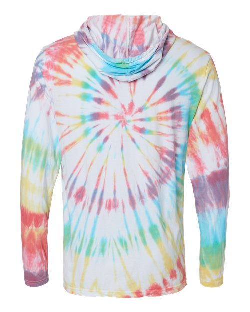 Dyenomite - Tie-Dyed Hooded Pullover T-Shirt - 430VR