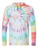 Dyenomite - Tie-Dyed Hooded Pullover T-Shirt - 430VR