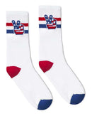 SOCCO - USA-Made Striped Crew Socks - SC100