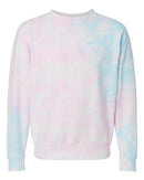 Independent Trading Co. - Unisex Midweight Tie-Dyed Sweatshirt - PRM3500TD